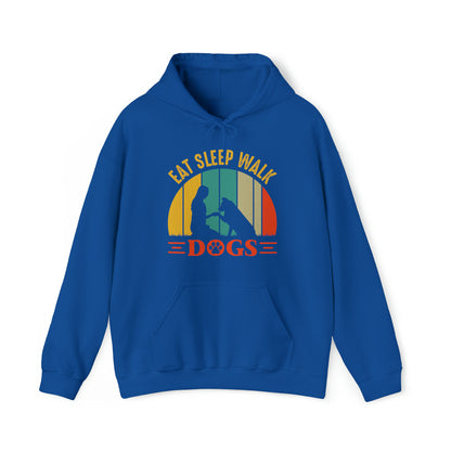 Eat sleep walk dogs vintage Hoodie