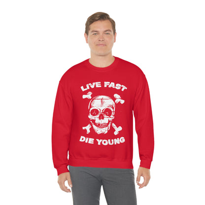 Live Fast Die Young Crewneck Sweatshirt