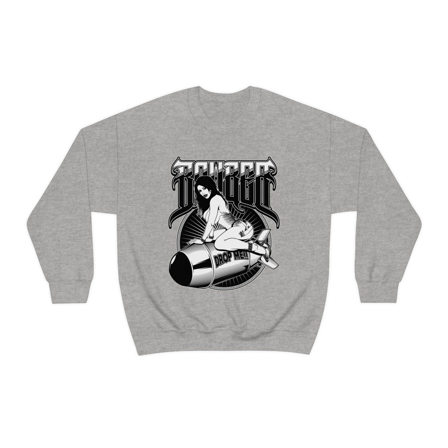 Bomb chick Tattoo Crewneck Sweatshirt