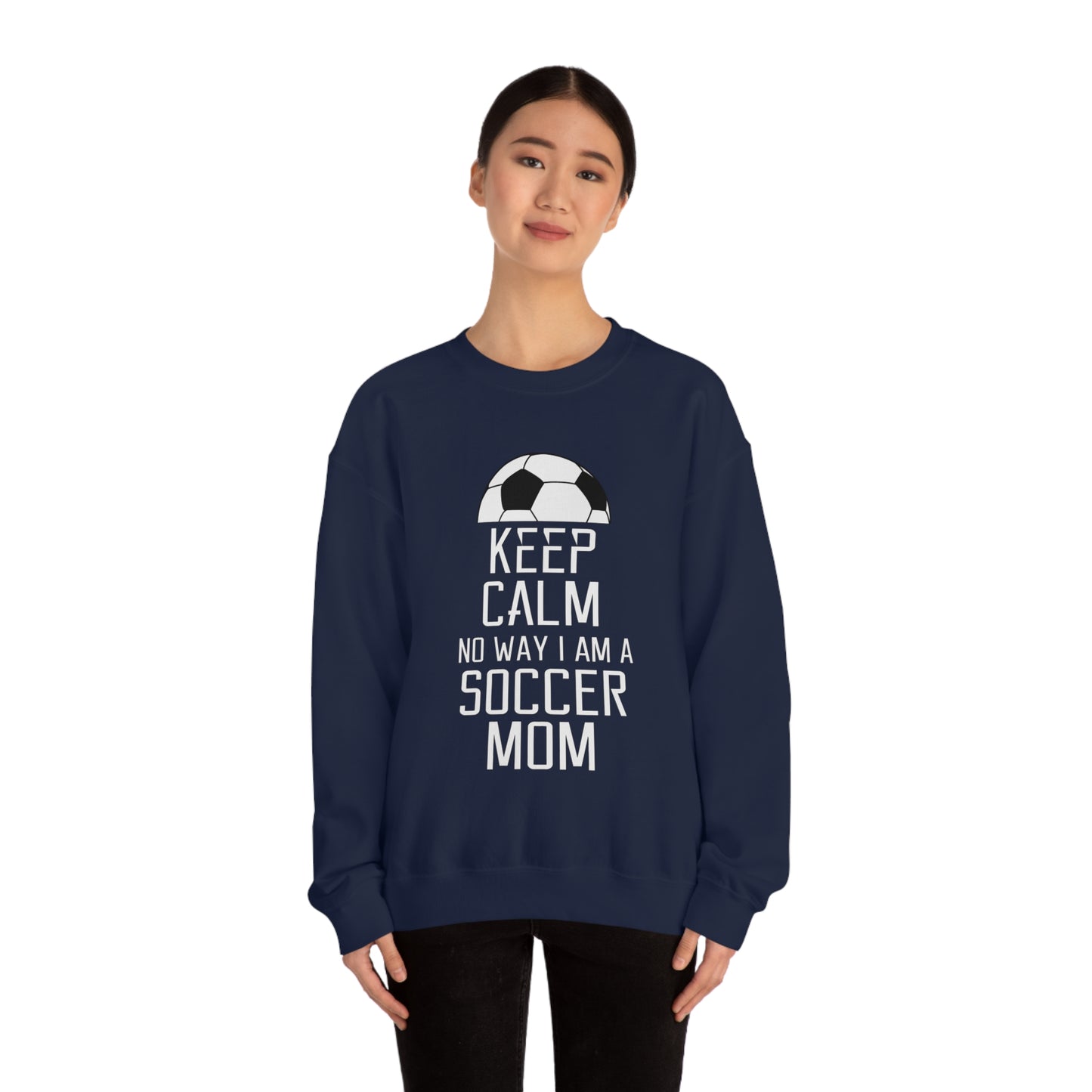 Keep calm soccer mom Crewneck Sweatshirt