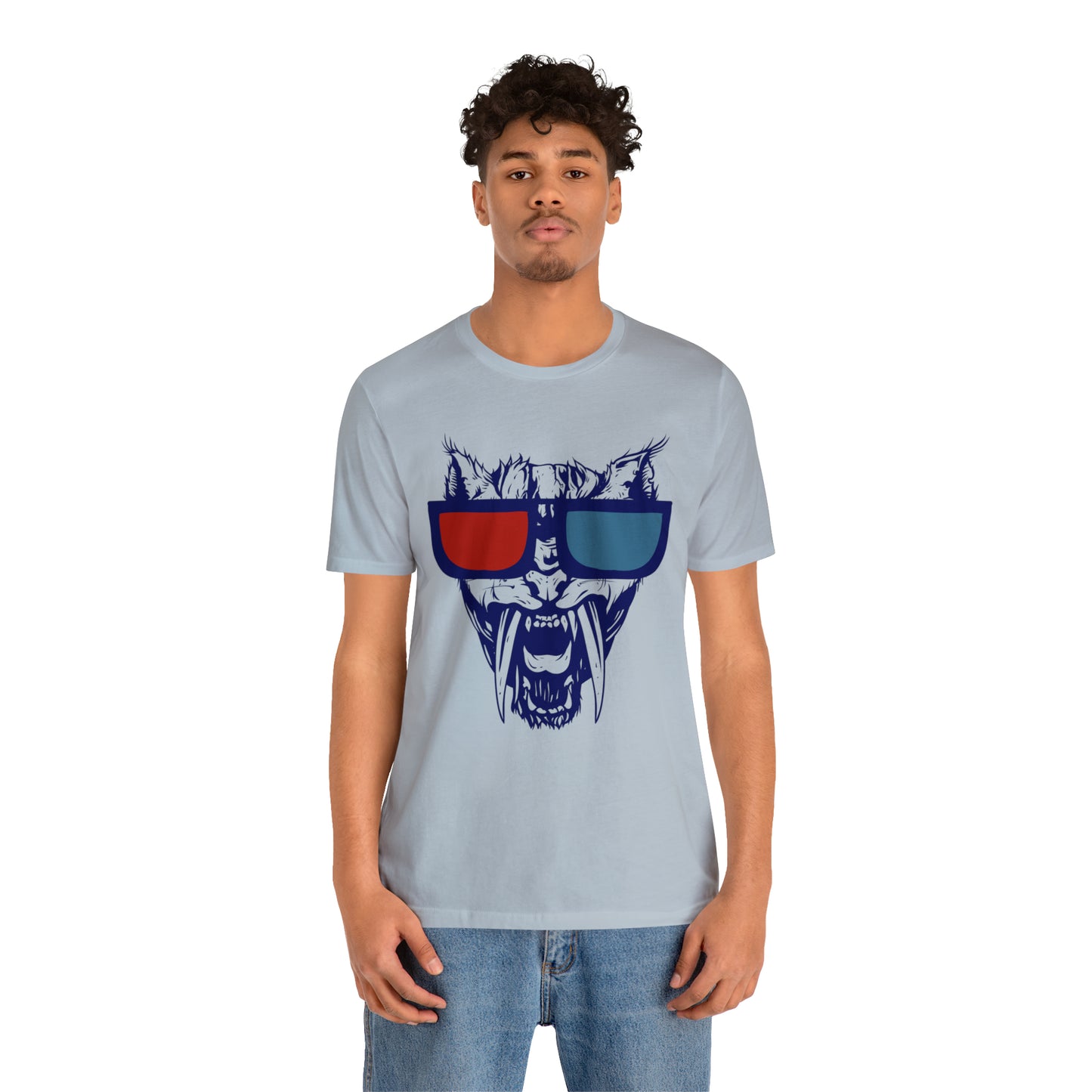 3D Glasses Tiger T-Shirt