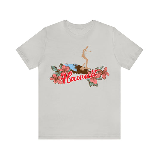 Hawaii Floral Surf T-Shirt