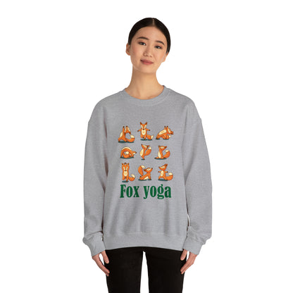 Fox yoga Crewneck Sweatshirt