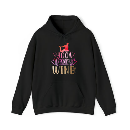 Yoga And Wine Hoodie