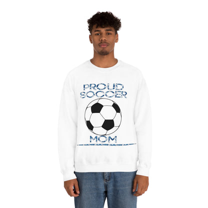 Proud-Soccer mom Crewneck Sweatshirt