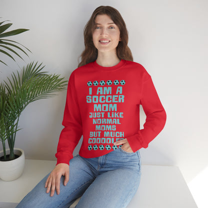 Cooler soccer mom Crewneck Sweatshirt