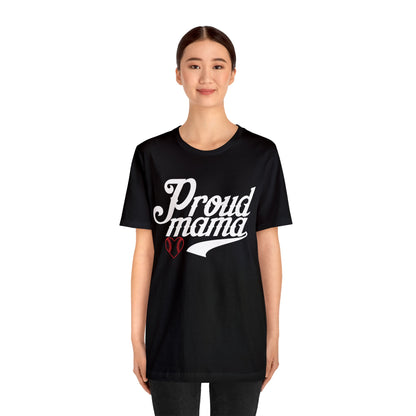 Proud Baseball Mama T-Shirt