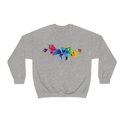 Beautiful colorful flowers Crewneck Sweatshirt