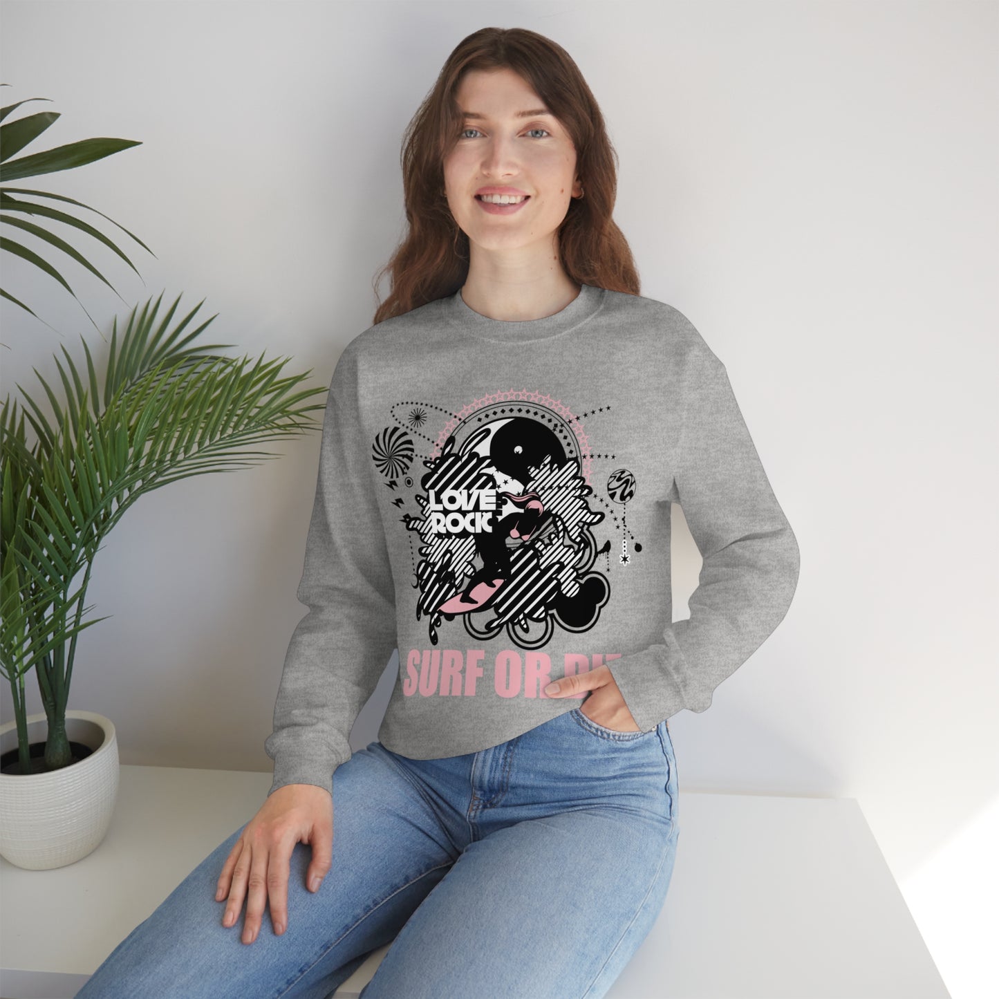 Surf or Die Crewneck Sweatshirt