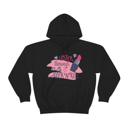 Lipstick-Diamonds and Rock & Roll Hoodie