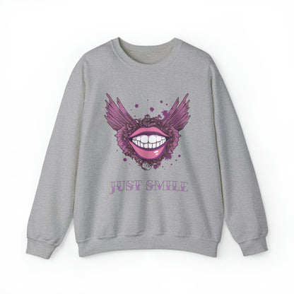 just smile Crewneck Sweatshirt