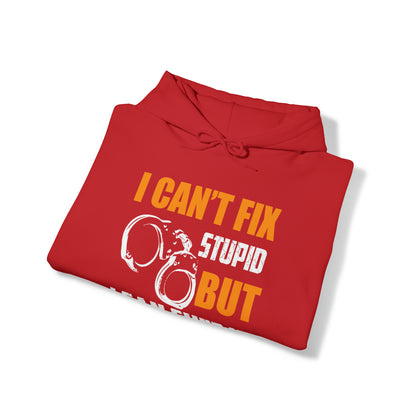 I can't fix stupid but I can cuff it Hoodie