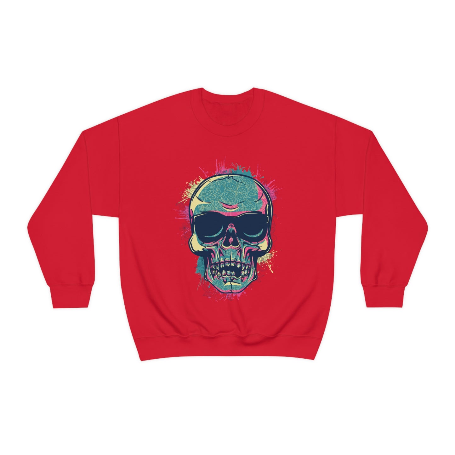 South Beach Skull Crewneck Sweatshirt