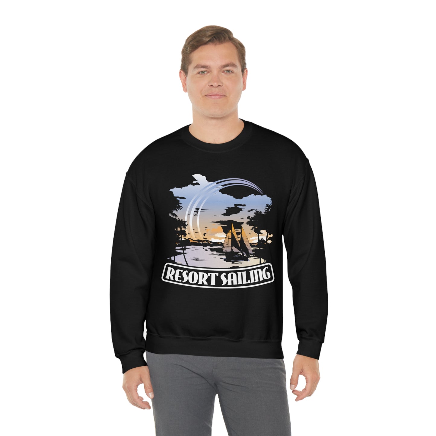 Resort Sailing Crewneck Sweatshirt