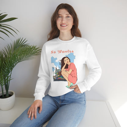 No worries Crewneck Sweatshirt