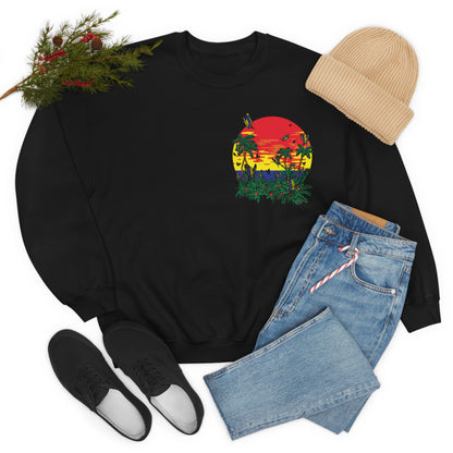 Sunset Butterfly Vibes Crewneck Sweatshirt