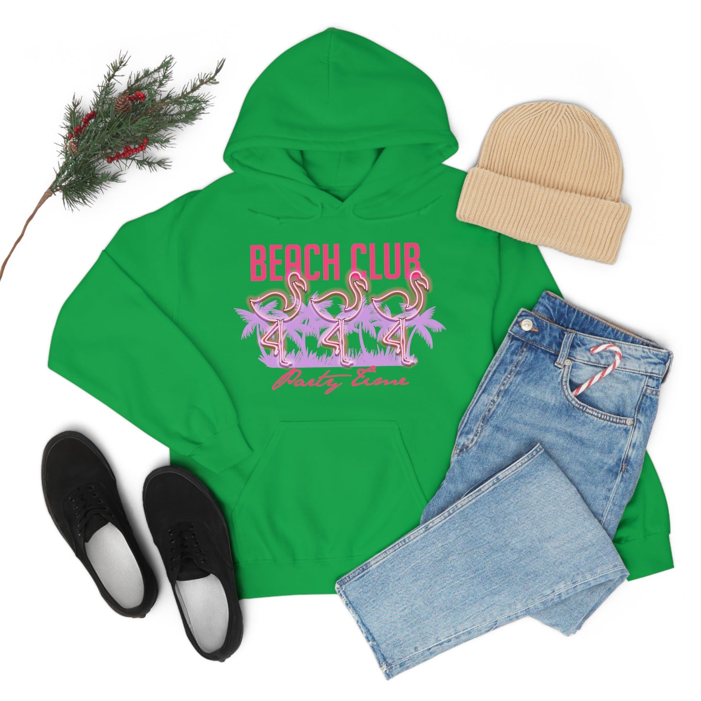 Beach Club Party Time Hoodie