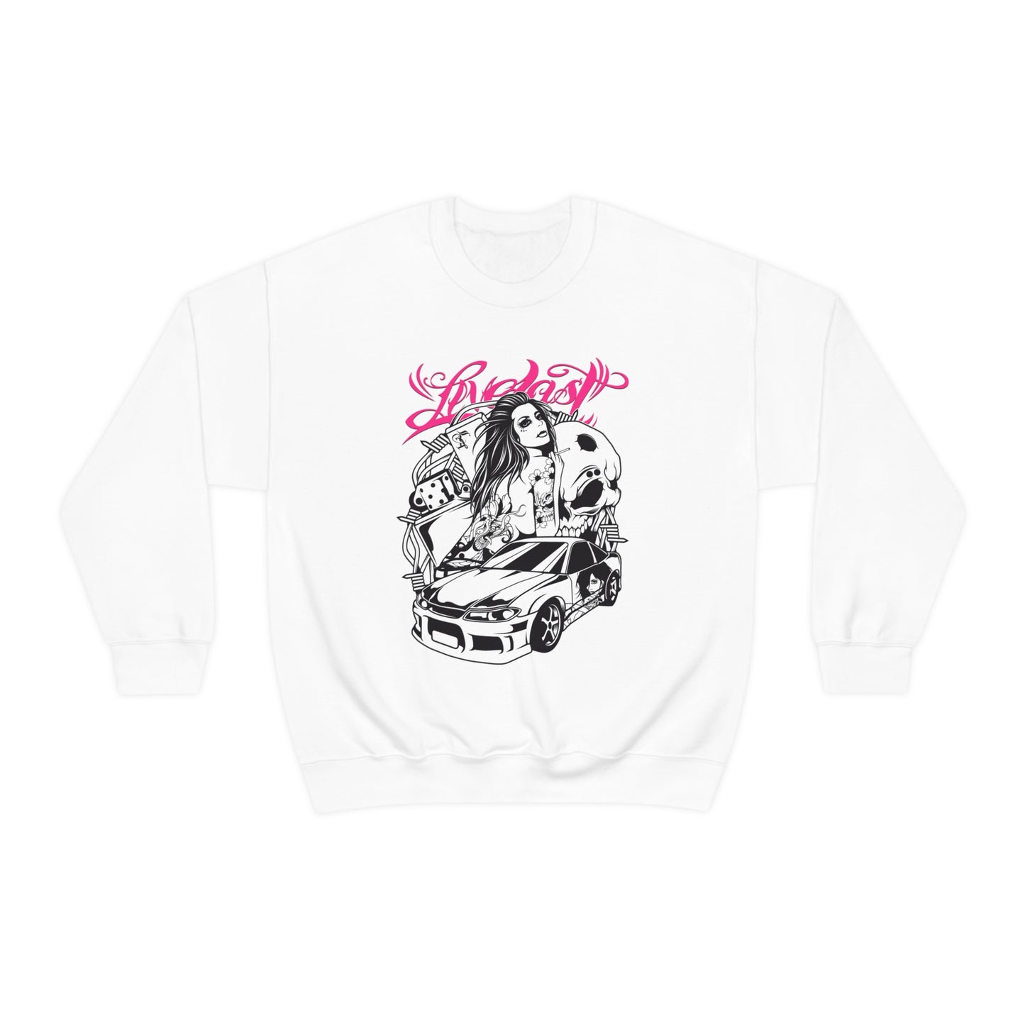 Live fast tattoo Crewneck Sweatshirt