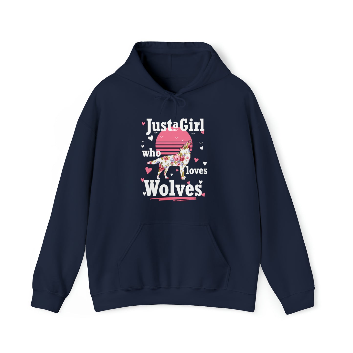 Just A Girl Who Loves Wolves Hoodie