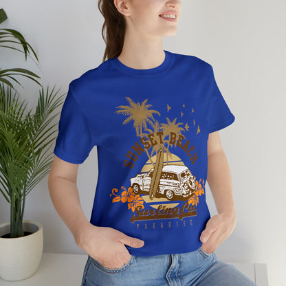 Sunset Beach Surfing Paradise T-Shirt