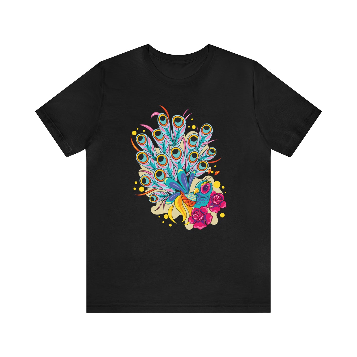 Colorful Peacock T-Shirt