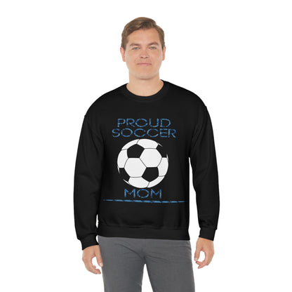 Proud-Soccer mom Crewneck Sweatshirt