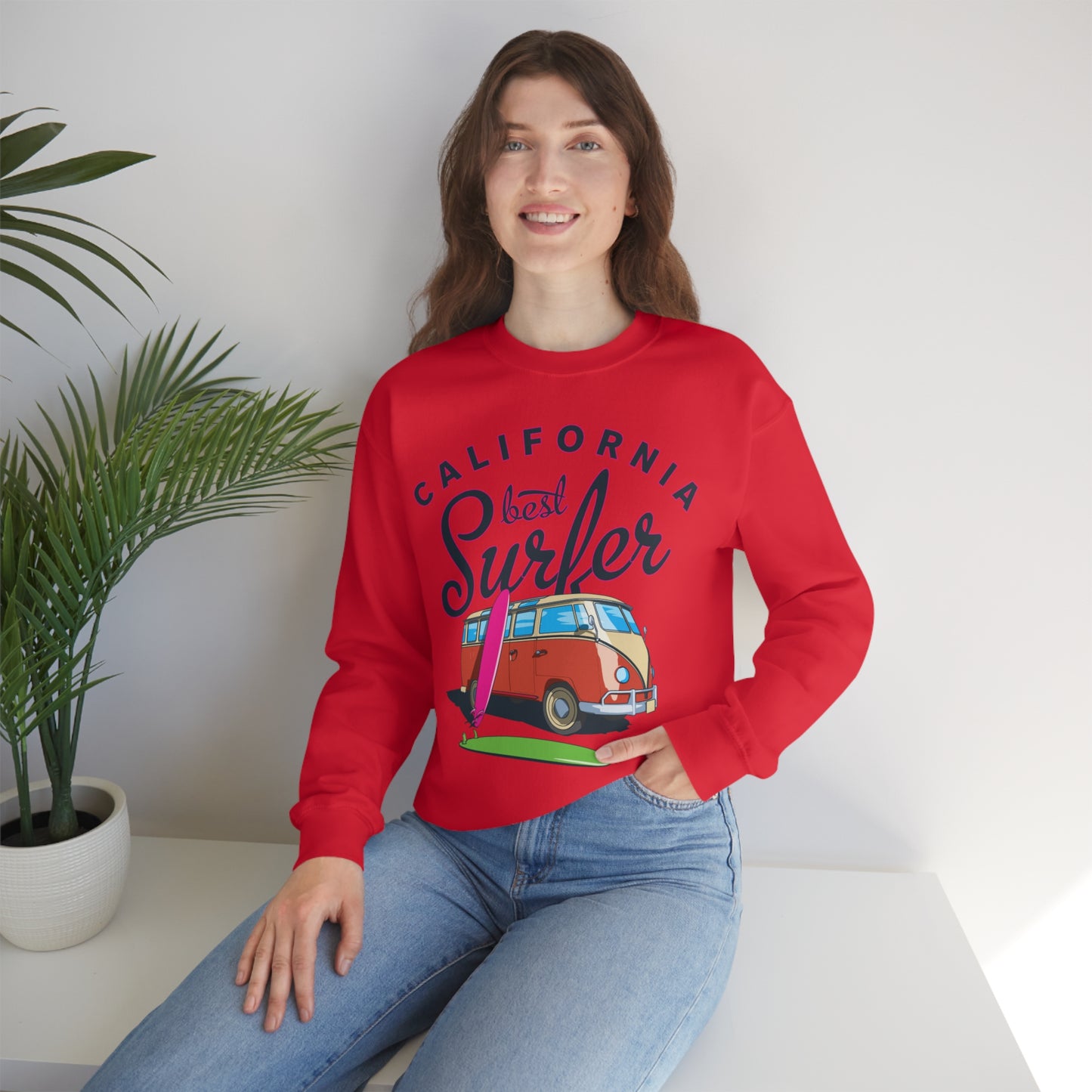 Surfers Bus Crewneck Sweatshirt