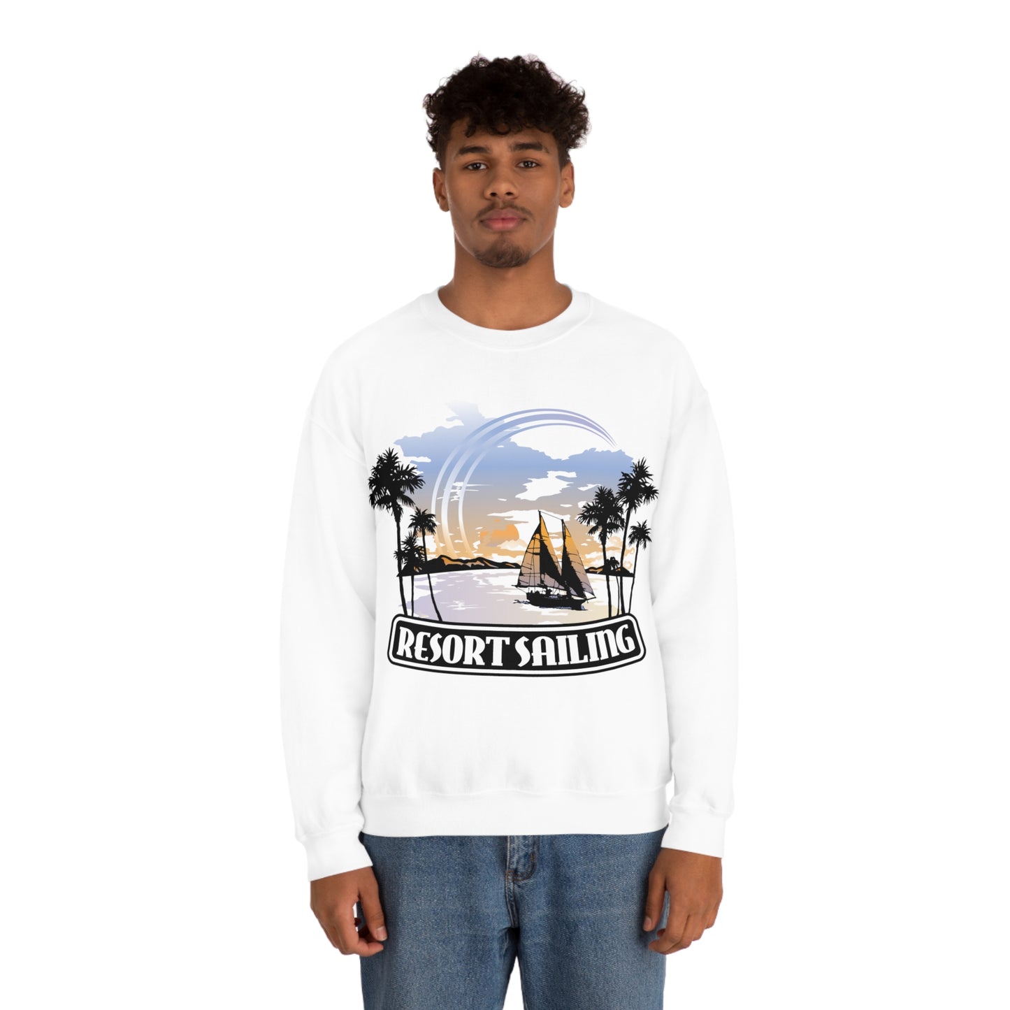 Resort Sailing Crewneck Sweatshirt