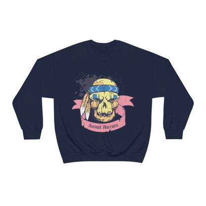 Ancient Warrior Skull Chief Crewneck Sweatshirt