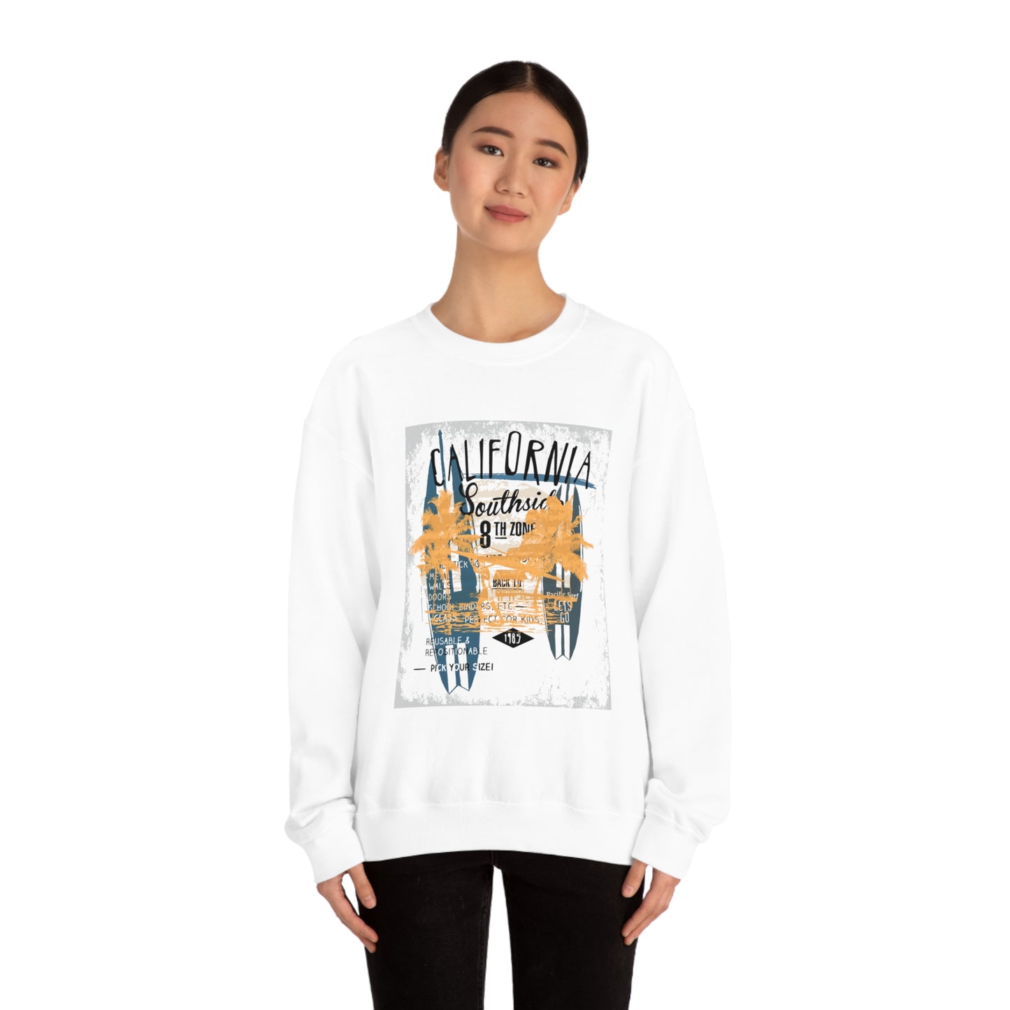 Cali SouthSide Surf Crewneck Sweatshirt