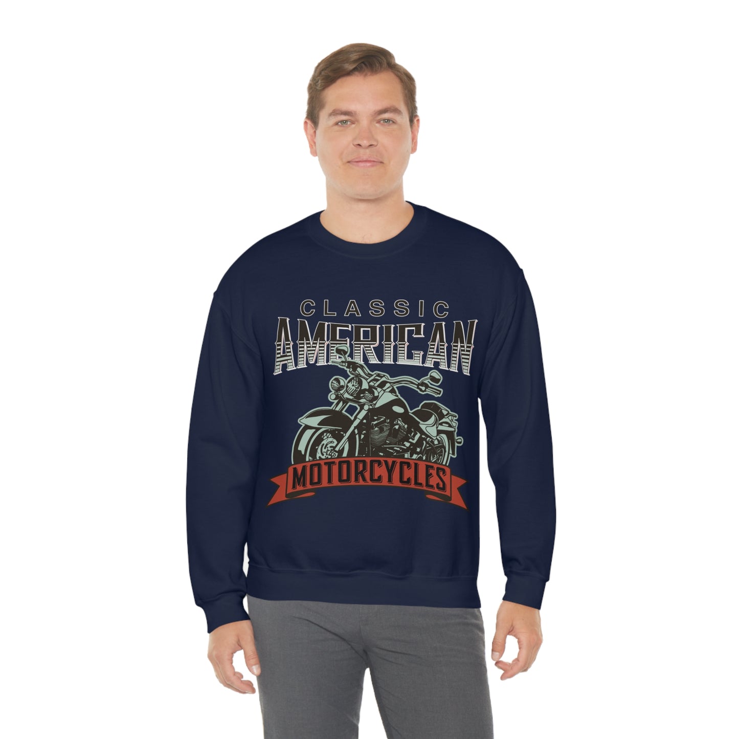 Classic American motorcycles Crewneck Sweatshirt