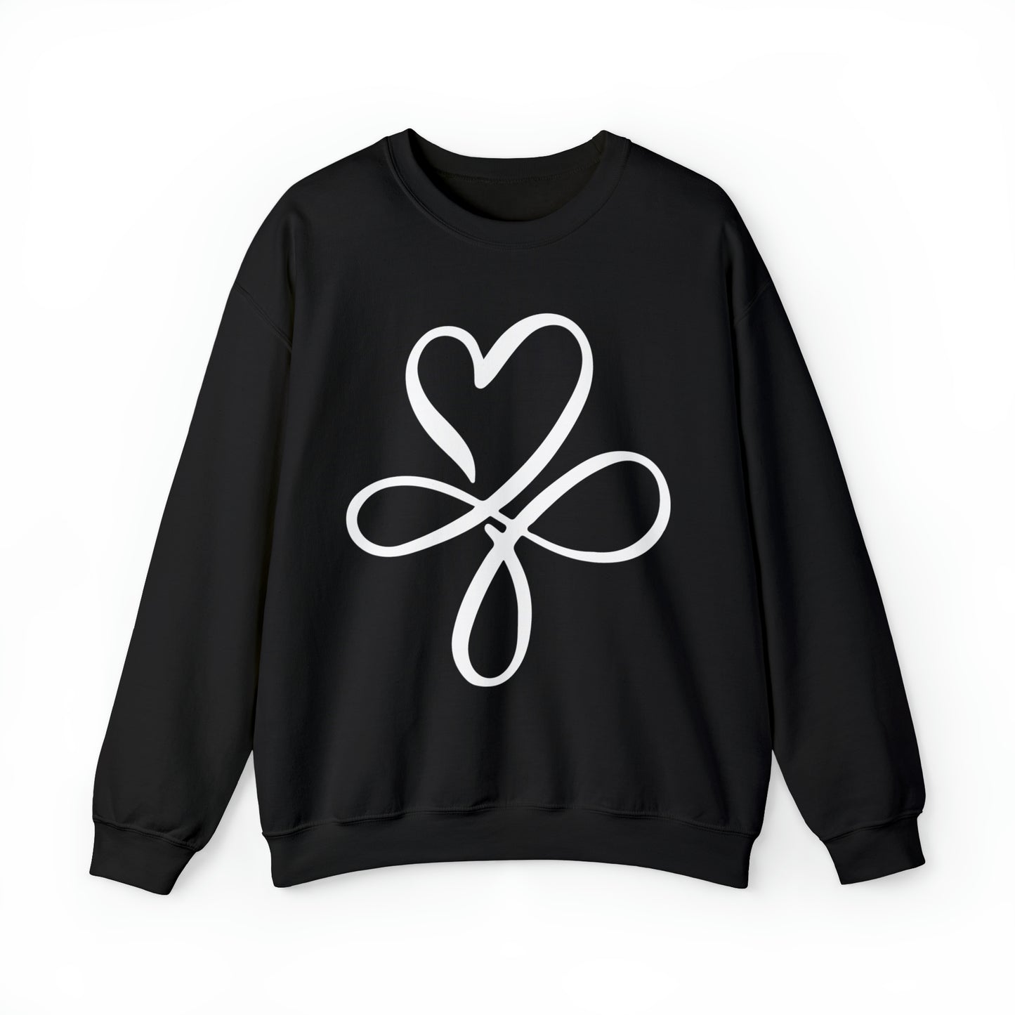 Heart symbol Love Infinity symbol Crewneck Sweatshirt