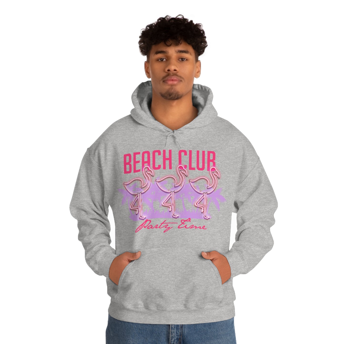 Beach Club Party Time Hoodie