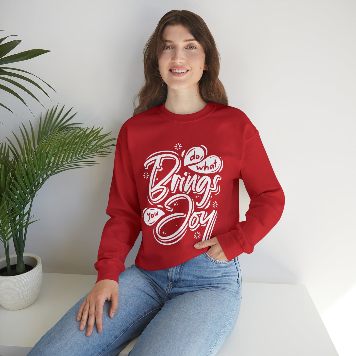 Do what brings you Joy Crewneck Sweatshirt