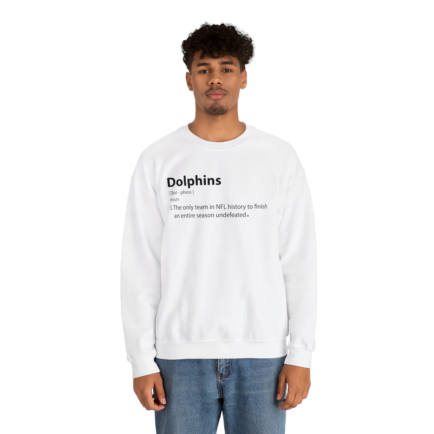 Dolphins definition Crewneck Sweatshirt