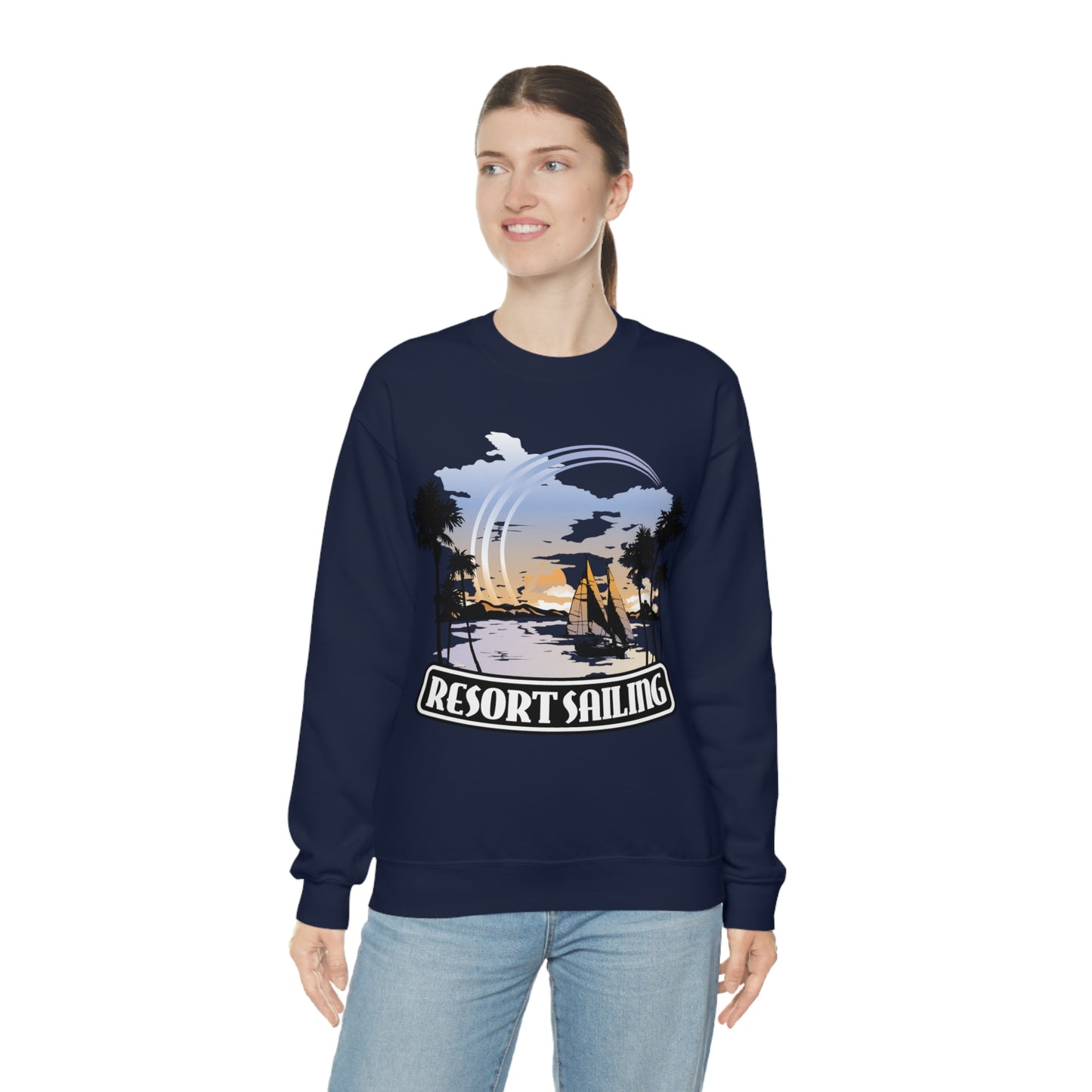 Resort Sailing Crewneck Sweatshirt