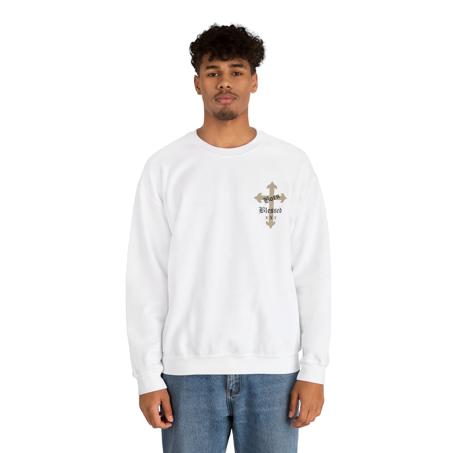 Born Blessed Crewneck Sweatshirt