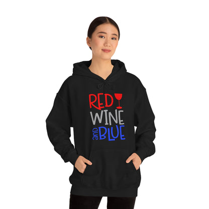 Red Wine Blue Hoodie