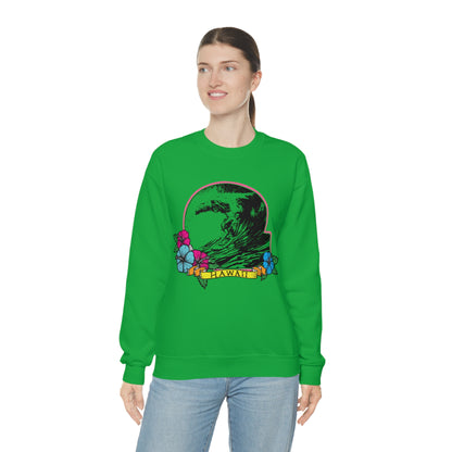 Hawaii Waves Crewneck Sweatshirt