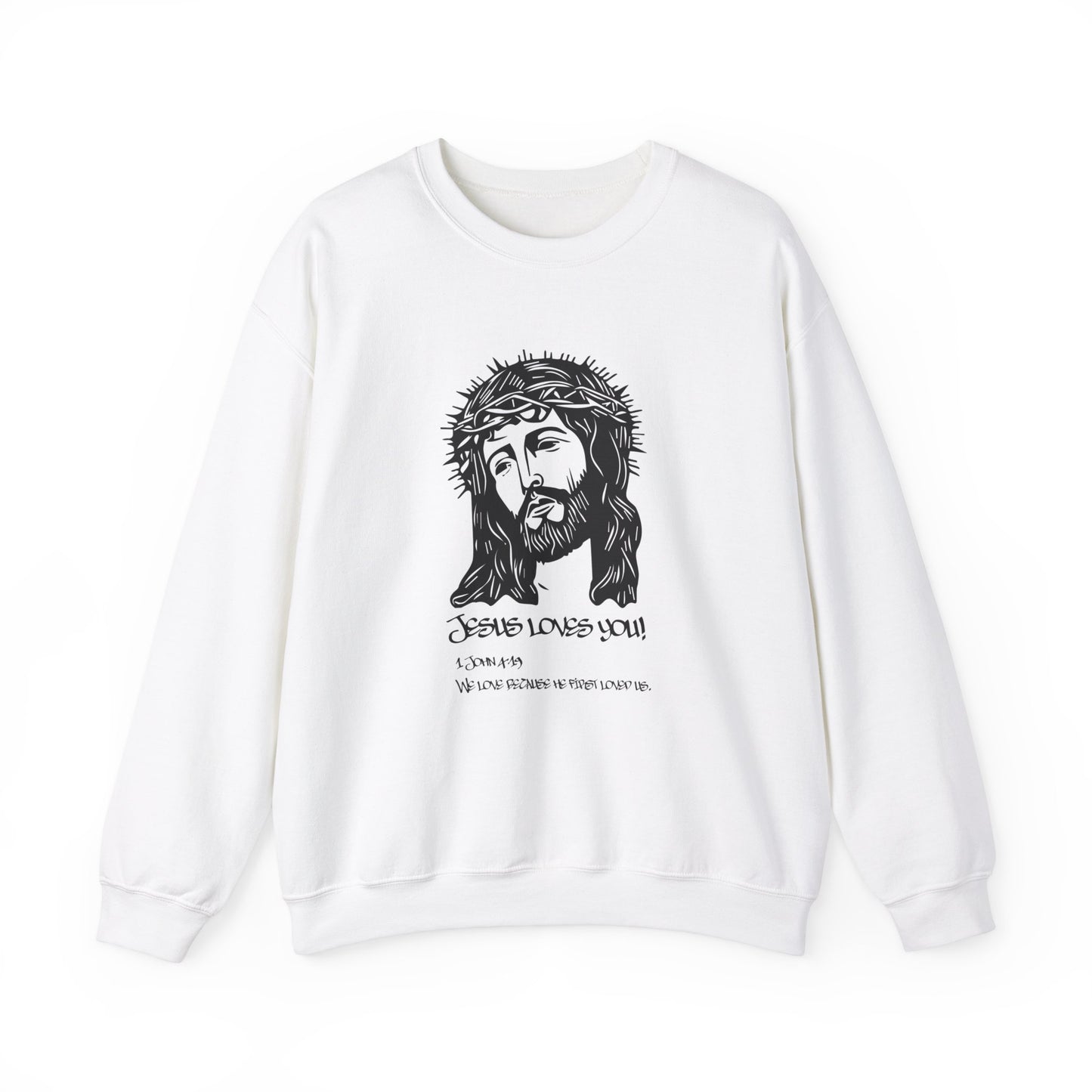 Jesus loves you Crewneck Sweatshirt