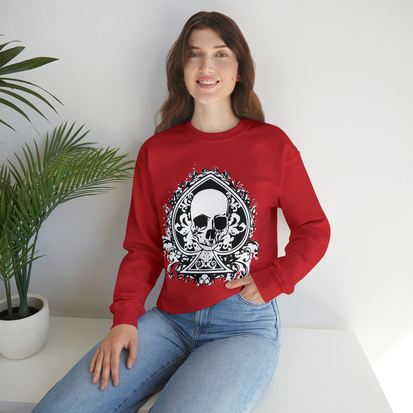 Ace of skull Crewneck Sweatshirt