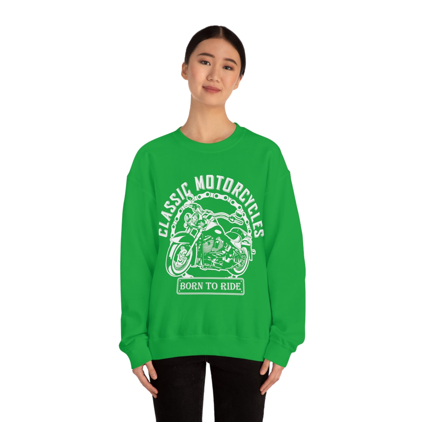 American cycles born to ride Crewneck Sweatshirt