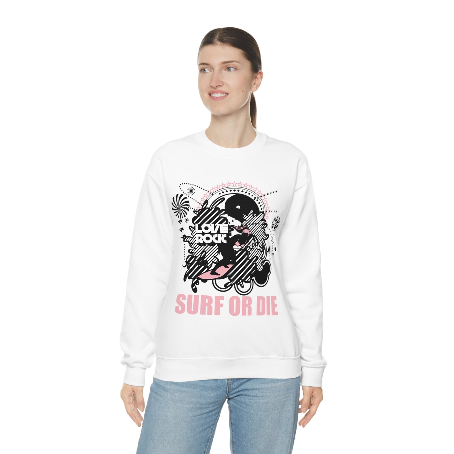 Surf or Die Crewneck Sweatshirt