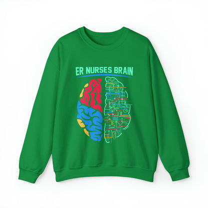 Nurses brain Crewneck Sweatshirt