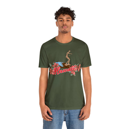 Hawaii Floral Surf T-Shirt