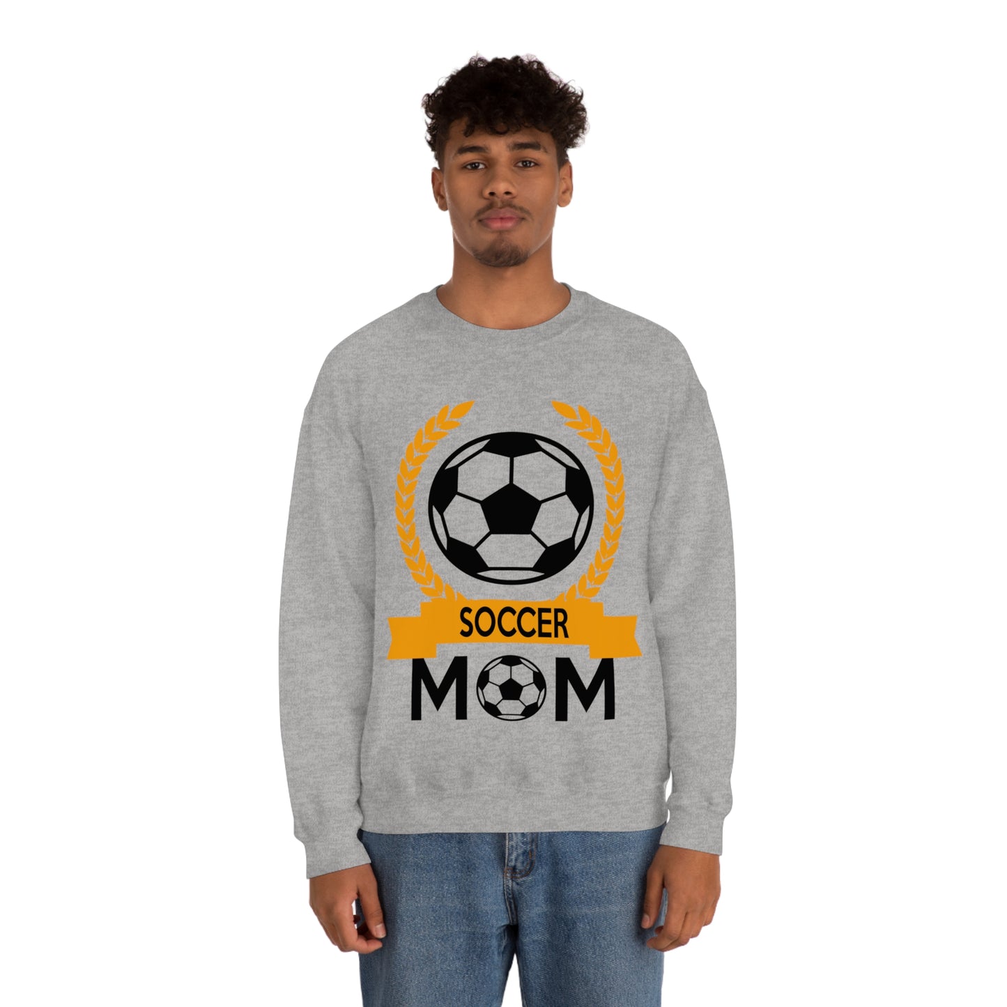 Soccer mom crest Crewneck Sweatshirt