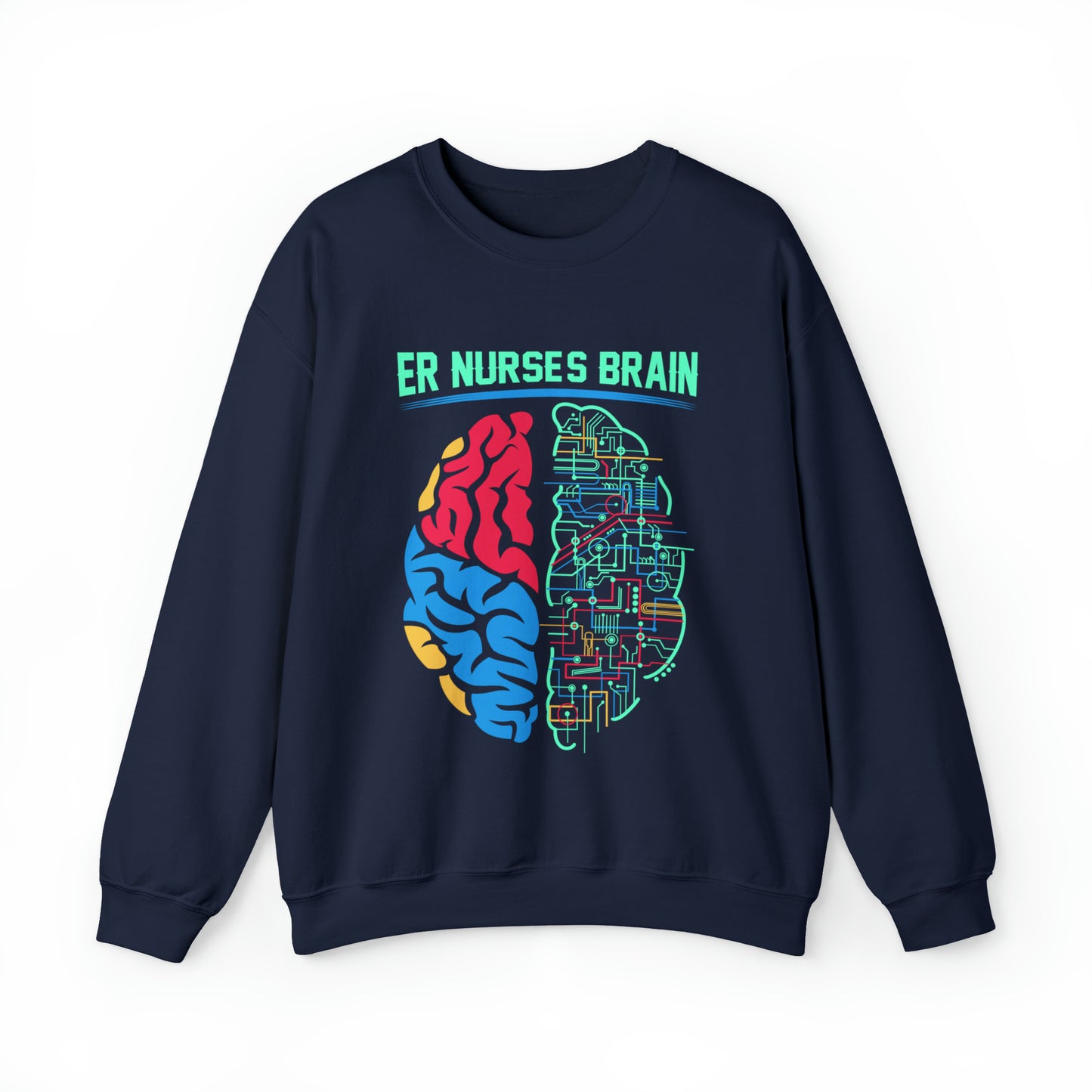 Nurses brain Crewneck Sweatshirt