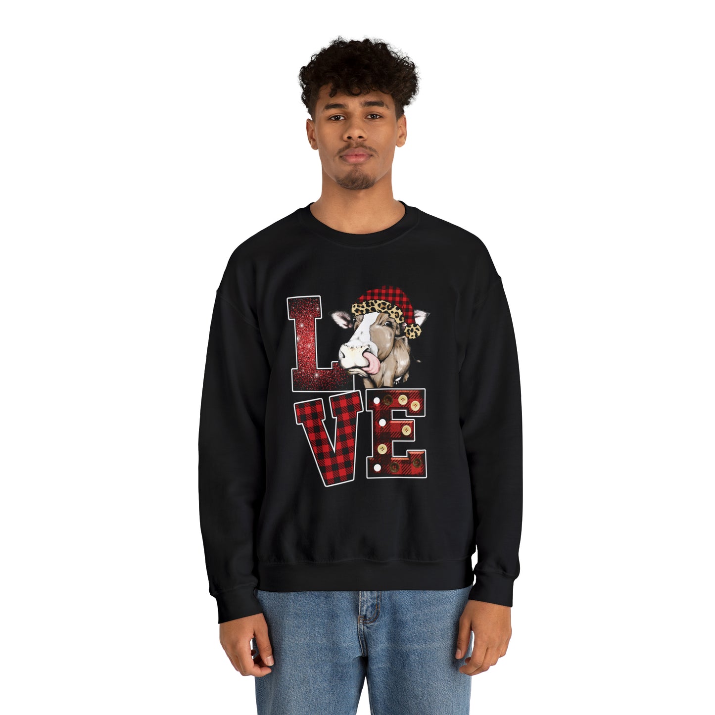 Cow love Crewneck Sweatshirt