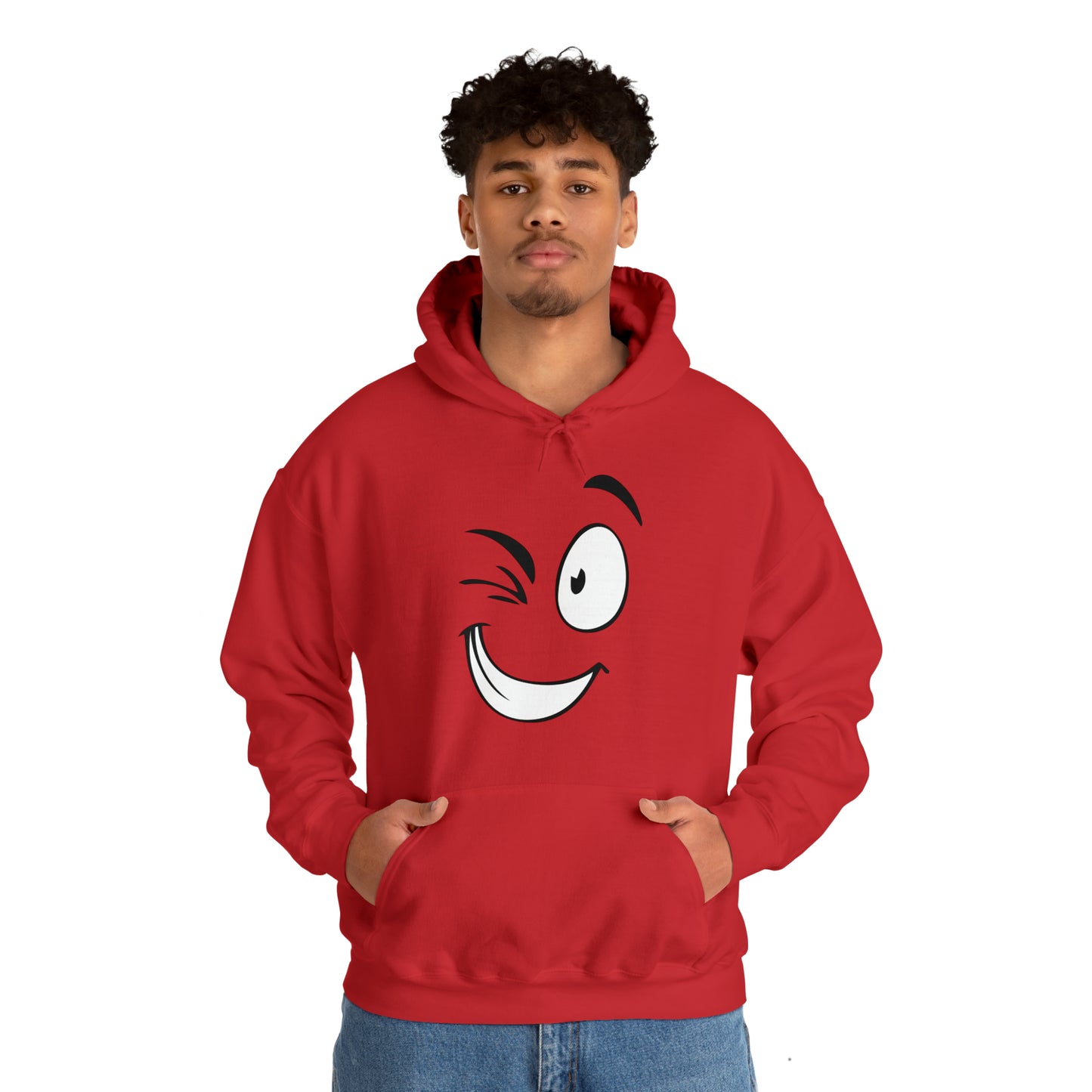 Winked eye face Hoodie