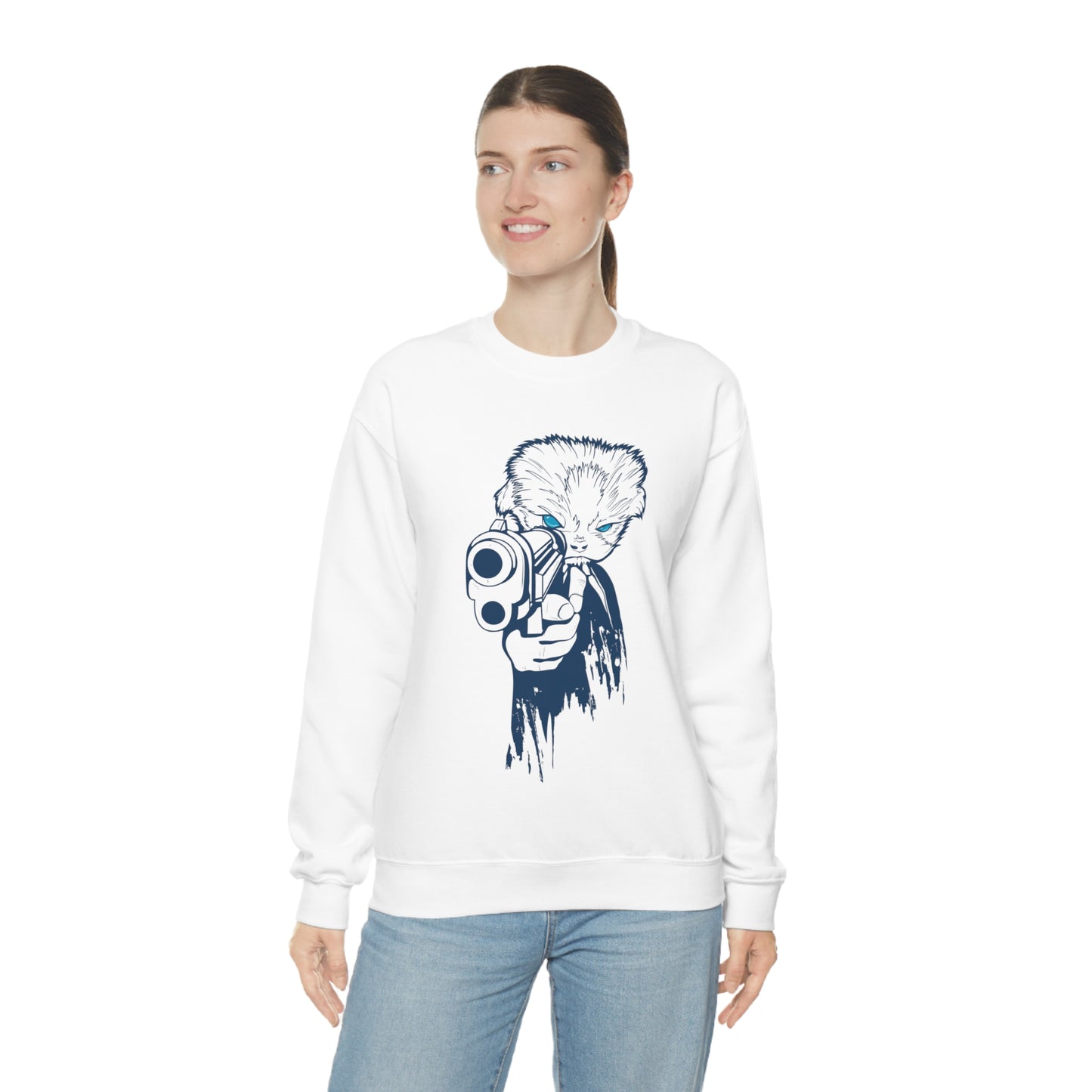 Freeze Pussycat Crewneck Sweatshirt